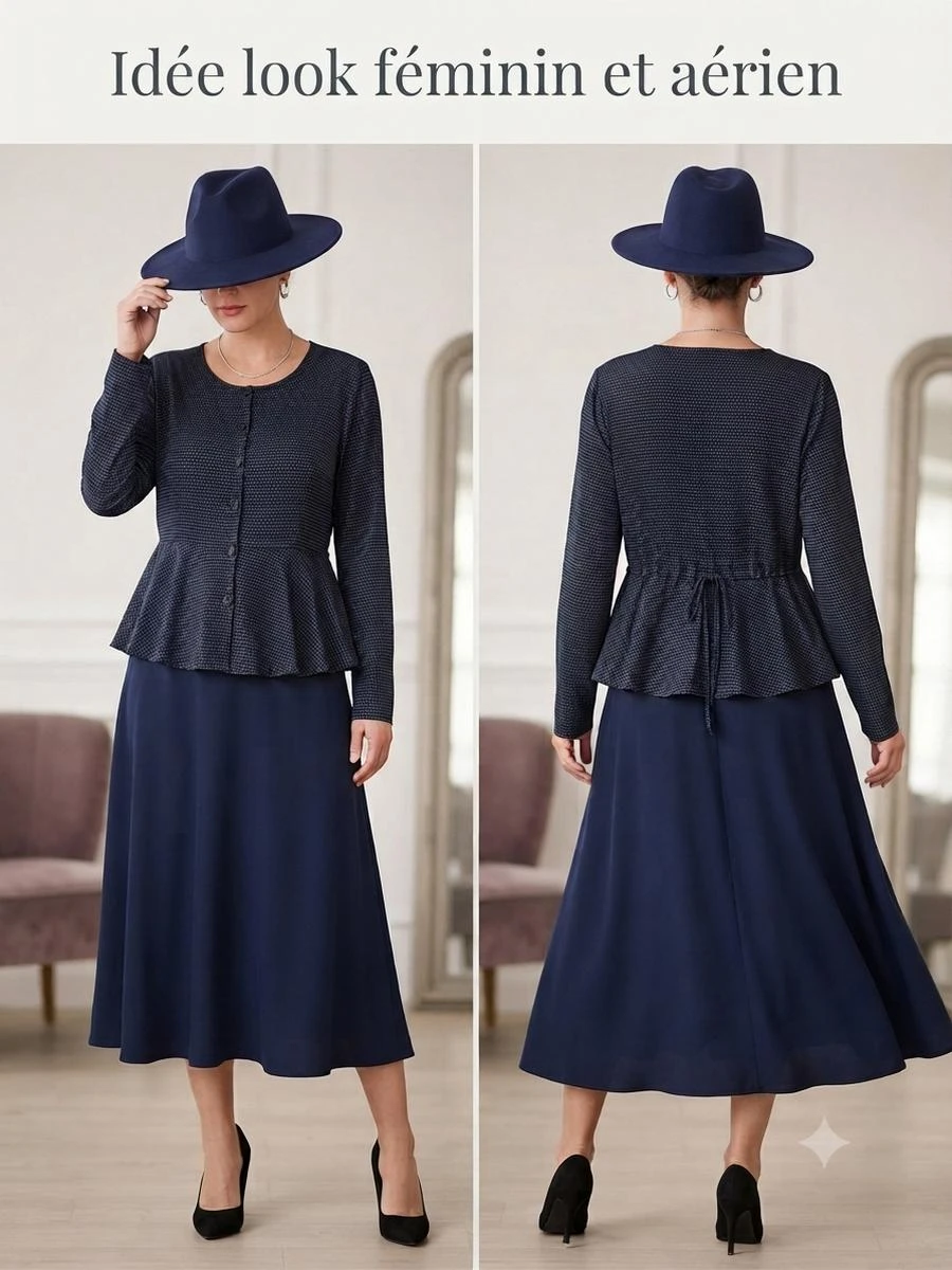 🖤Peplum Blouse G!Ozé Zwart & Wit - Maat 46🤍 – photo 7